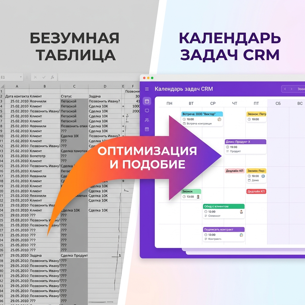 Daxo вместо Excel и тетради — единый календарь записи вместо таблицы