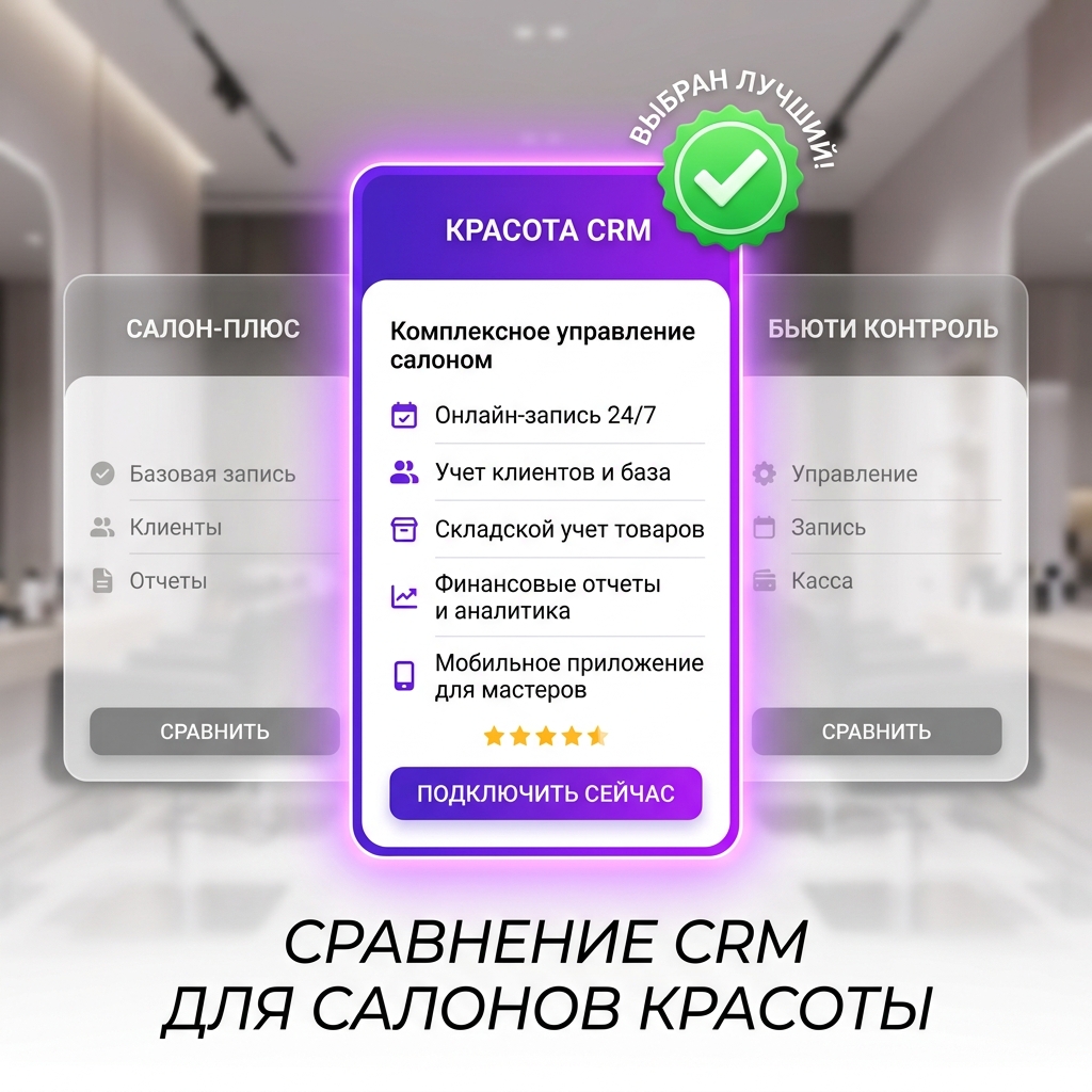 Лучшая CRM для салона красоты — сравнение систем в интерфейсе Daxo